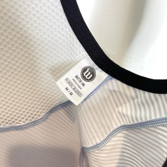 Wattie Ink Cycling Bib Shorts Womens Medium Bike Switch4good Blue - Picture 6 of 7